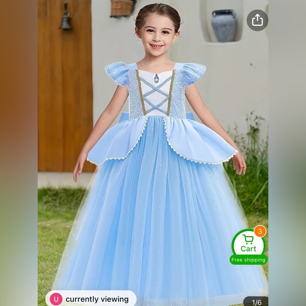 Cinderella dress- brand new with tags